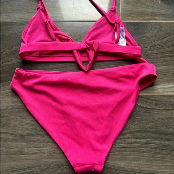 Primark | Hot Pink 2 Piece Bikini Set | Size 6 - Picture 3 of 4